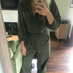 Vintage flight suit coverall
